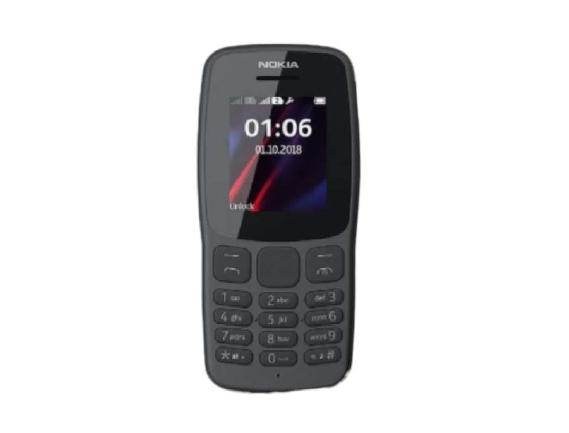 Телефон Nokia 106 Черный (ТХ280-0001)